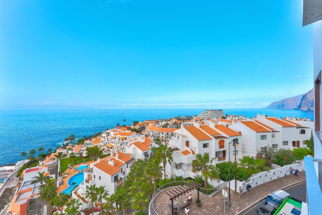 Apartmán Incredible Sea & Mountain View Aircon Front Line Of Atlantic Ocean Puerto de Santiago  Exteriér fotografie